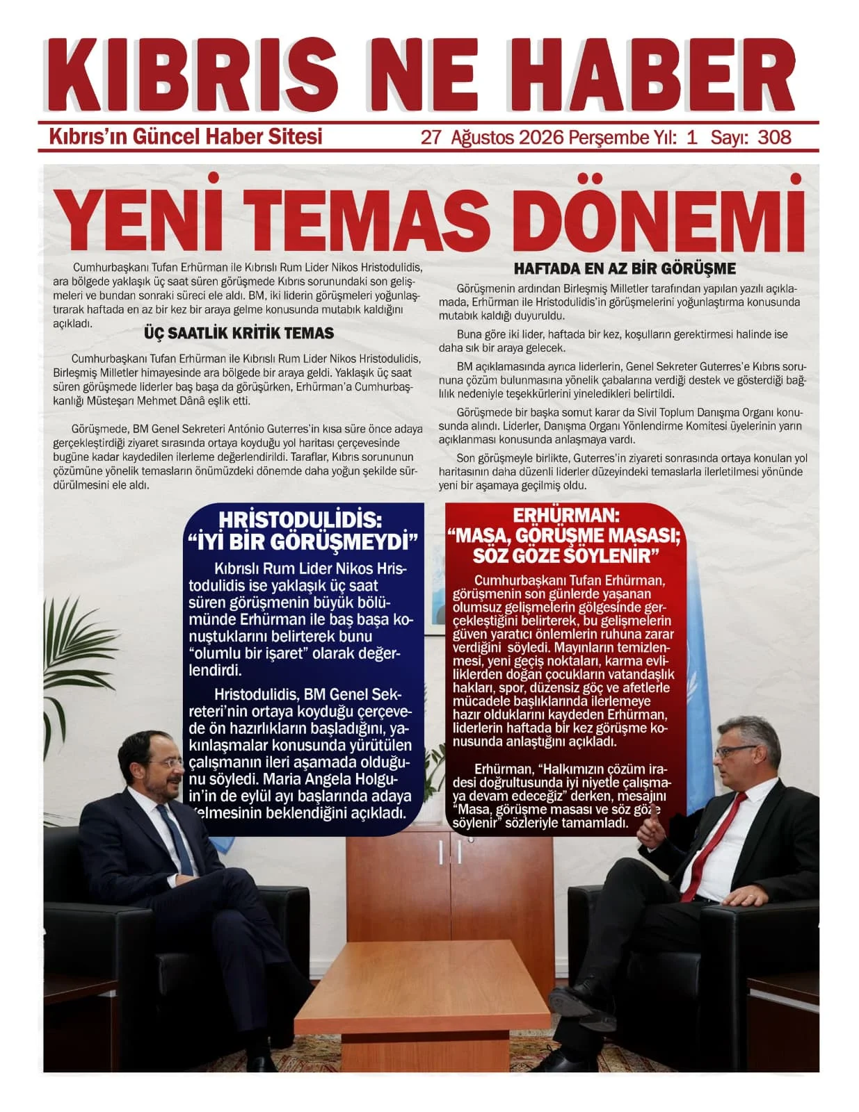 26 ağustos gündemi